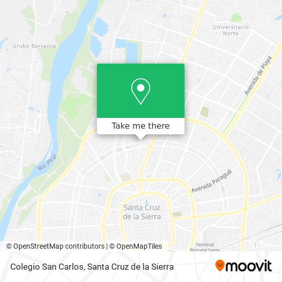 Mapa de Colegio San Carlos