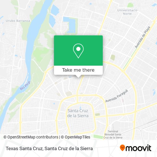 Texas Santa Cruz map