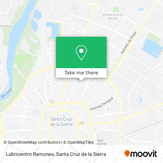 Lubricentro Ramones map