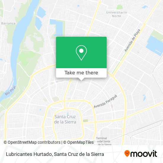 Lubricantes Hurtado map