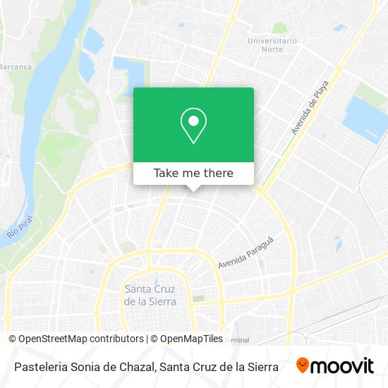 Pasteleria Sonia de Chazal map