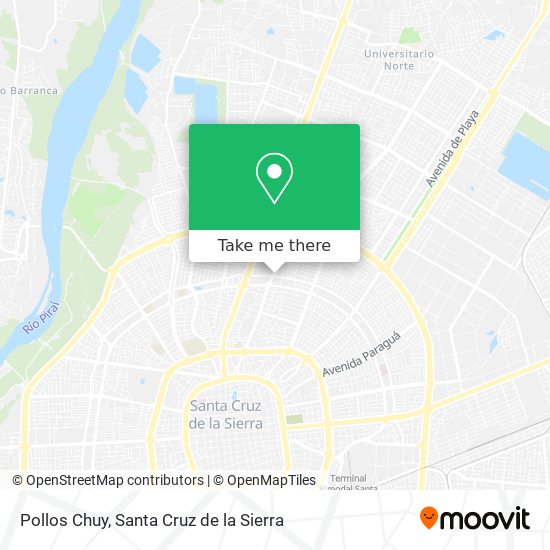 Mapa de Pollos Chuy