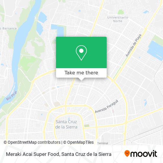 Meraki Acai Super Food map