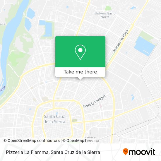 Pizzeria La Fiamma map