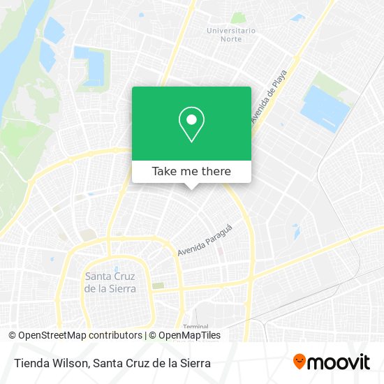 Tienda Wilson map