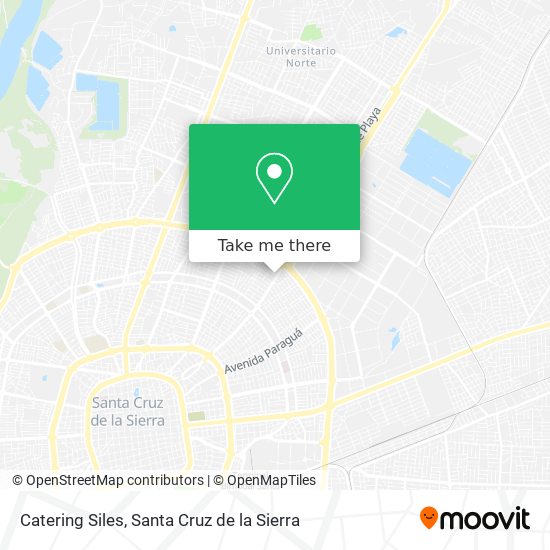 Catering Siles map