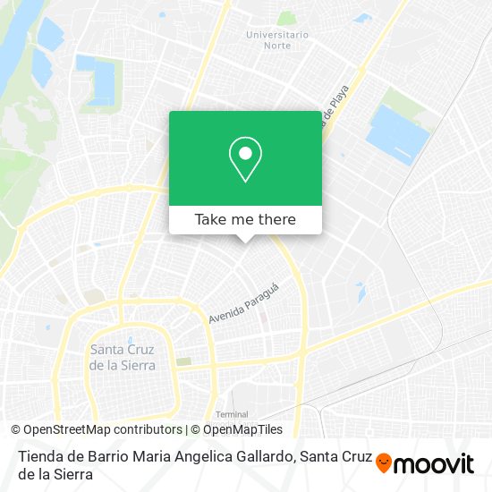 Mapa de Tienda de Barrio Maria Angelica Gallardo