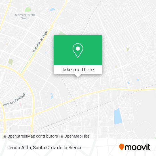 Tienda Aida map
