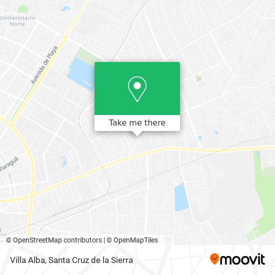 Villa Alba map