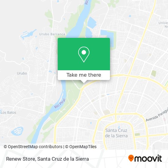 Mapa de Renew Store