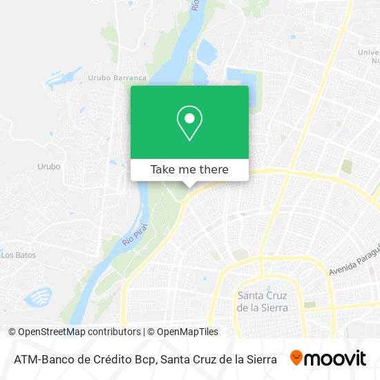 Mapa de ATM-Banco de Crédito Bcp