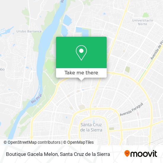 Boutique Gacela Melon map