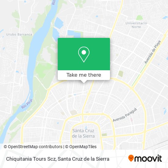 Chiquitania Tours Scz map