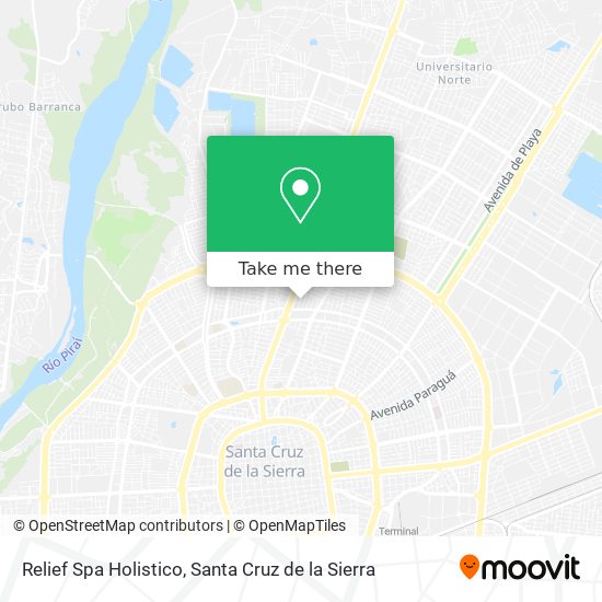 Relief Spa Holistico map