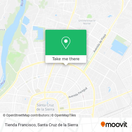 Mapa de Tienda Francisco