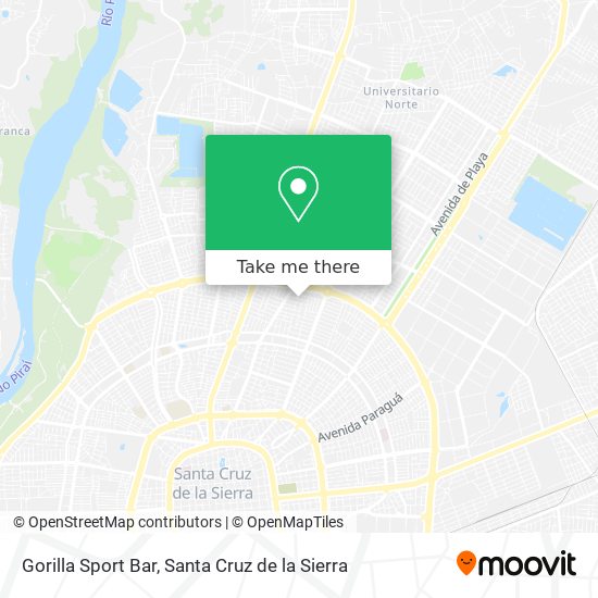 Gorilla Sport Bar map