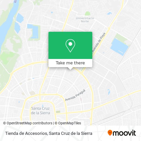 Mapa de Tienda de Accesorios