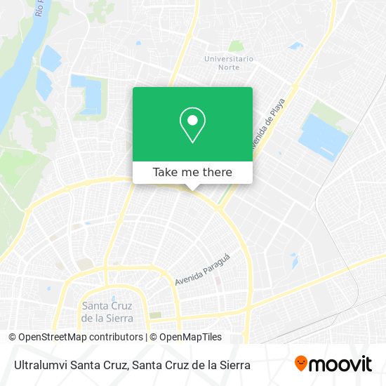 Ultralumvi Santa Cruz map