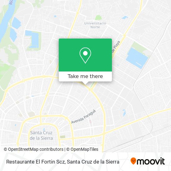 Restaurante El Fortin Scz map