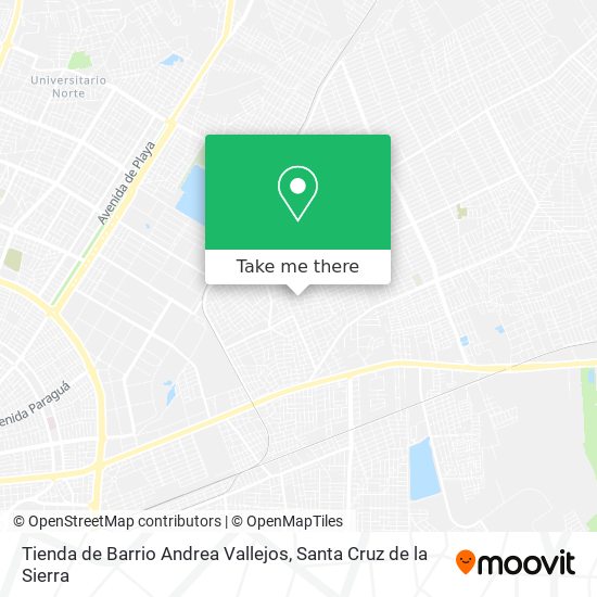 Mapa de Tienda de Barrio Andrea Vallejos