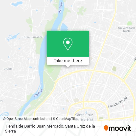 Mapa de Tienda de Barrio Juan Mercado