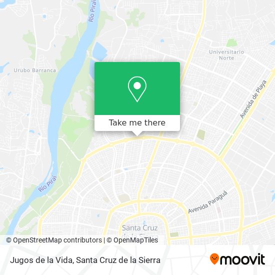 Mapa de Jugos de la Vida