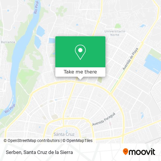 Mapa de Serben
