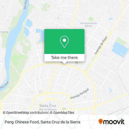 Mapa de Peng Chinese Food