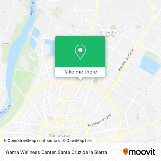 Gama Wellness Center map