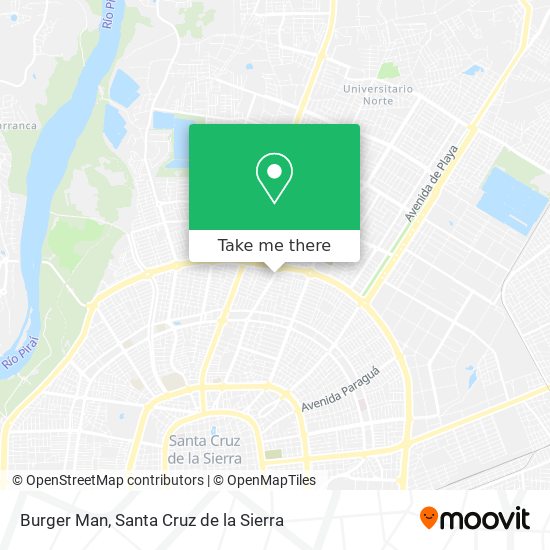 Mapa de Burger Man