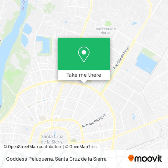 Goddess Peluqueria map