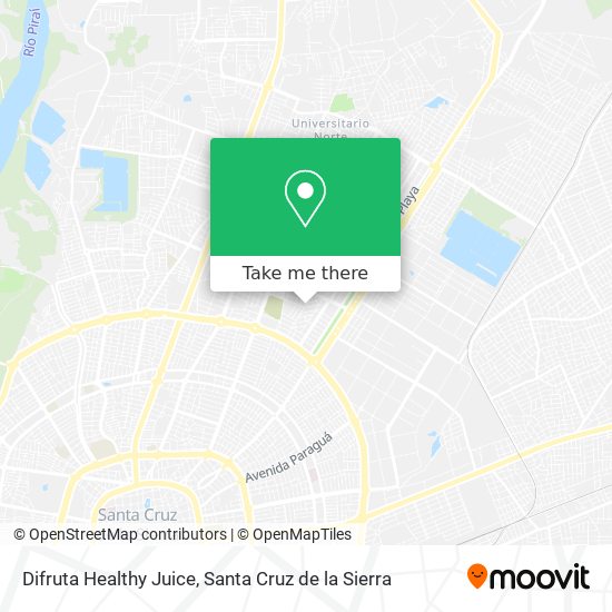 Difruta Healthy Juice map