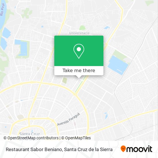 Restaurant Sabor Beniano map