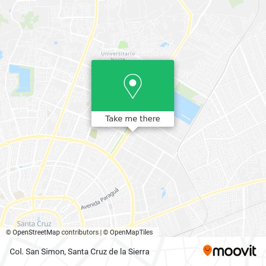 Mapa de Col. San Simon