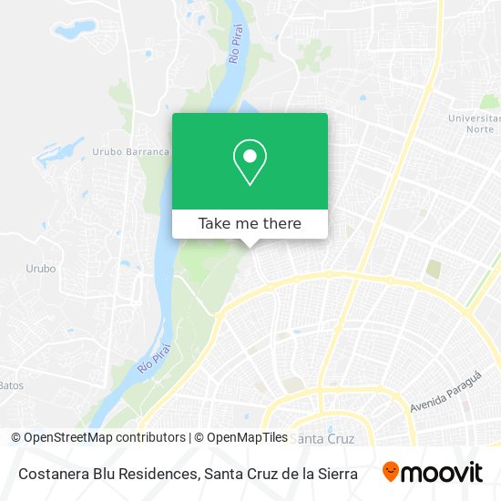 Mapa de Costanera Blu Residences