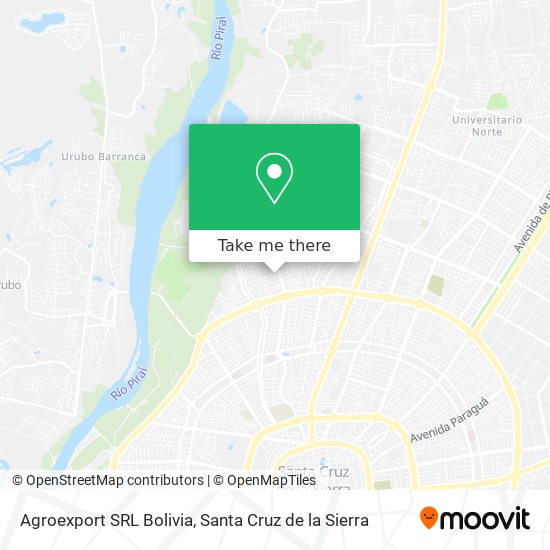 Agroexport SRL Bolivia map