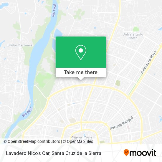 Lavadero Nico's Car map