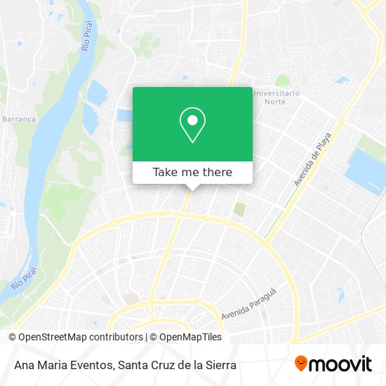 Mapa de Ana Maria Eventos