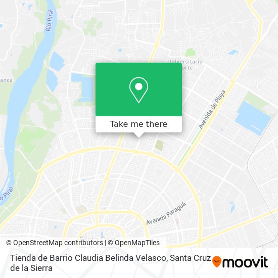 Mapa de Tienda de Barrio Claudia Belinda Velasco