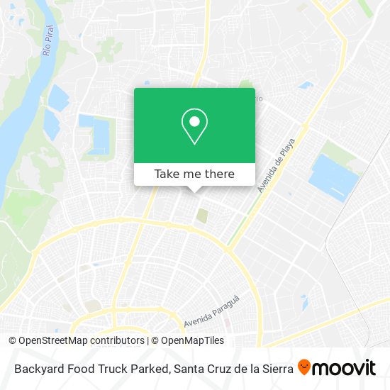 Backyard Food Truck Parked map