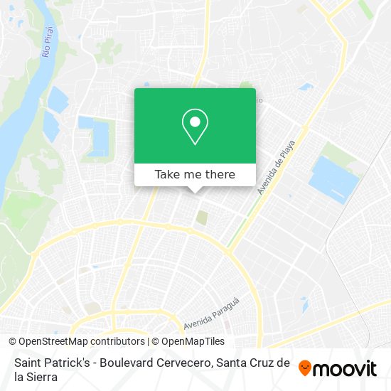 Saint Patrick's - Boulevard Cervecero map