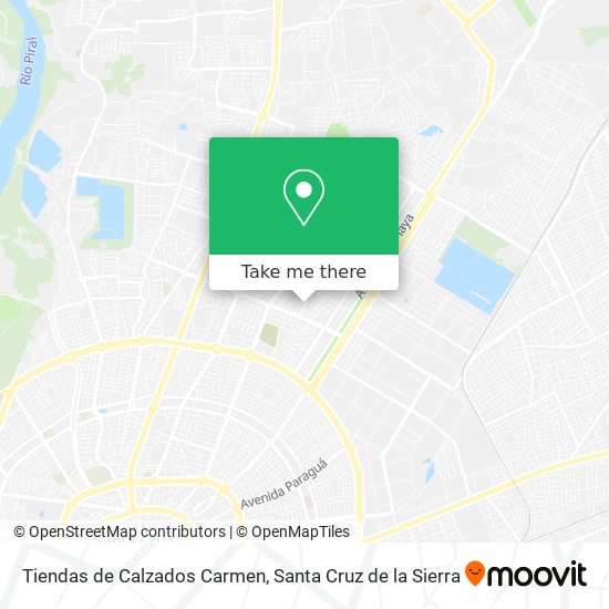 Tiendas de Calzados Carmen map