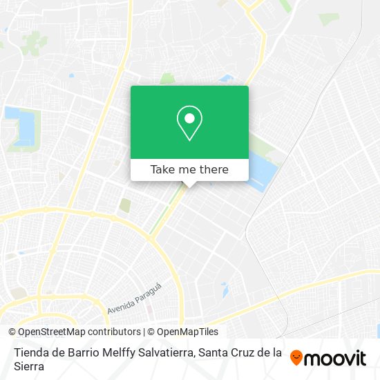 Tienda de Barrio Melffy Salvatierra map