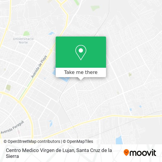 Centro Medico Virgen de Lujan map