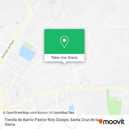 Mapa de Tienda de Barrio Pastor Roly Quispe