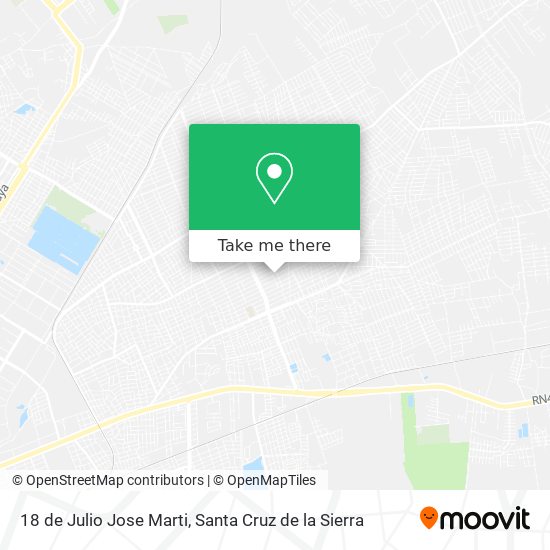 18 de Julio Jose Marti map
