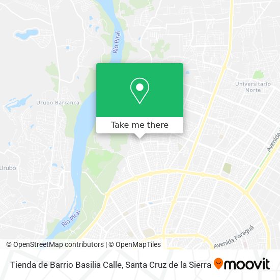 Mapa de Tienda de Barrio Basilia Calle