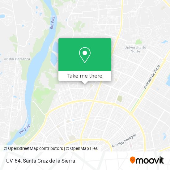 Mapa de UV-64