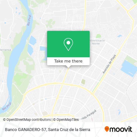 Banco GANADERO-57 map