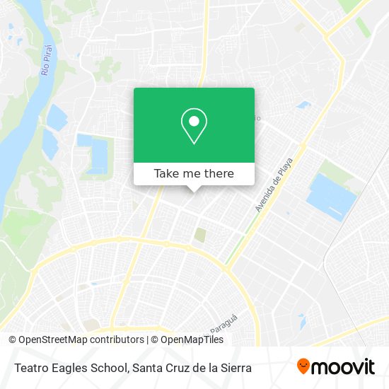 Teatro Eagles School map